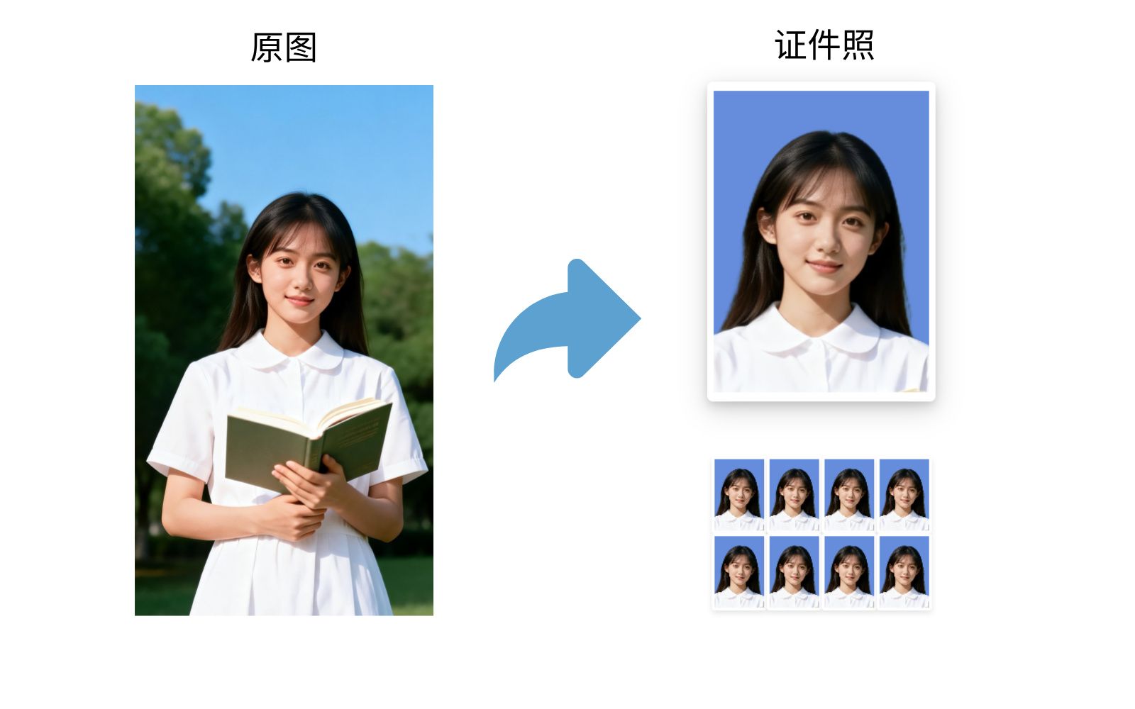 证件照效果展示